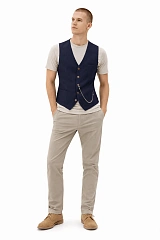 Жилет синий