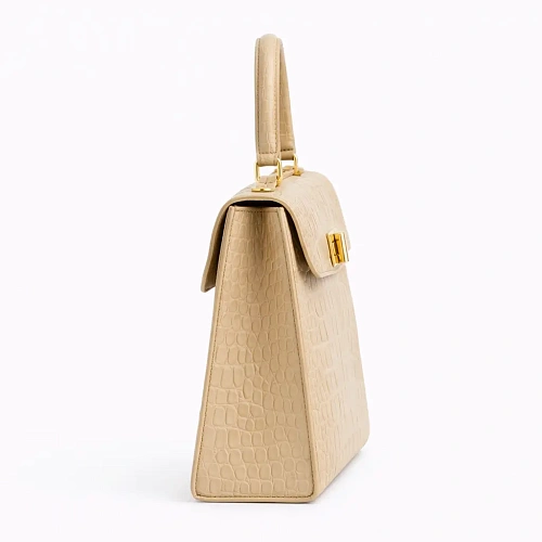 Бежевая сумка-тоут Alleaniza